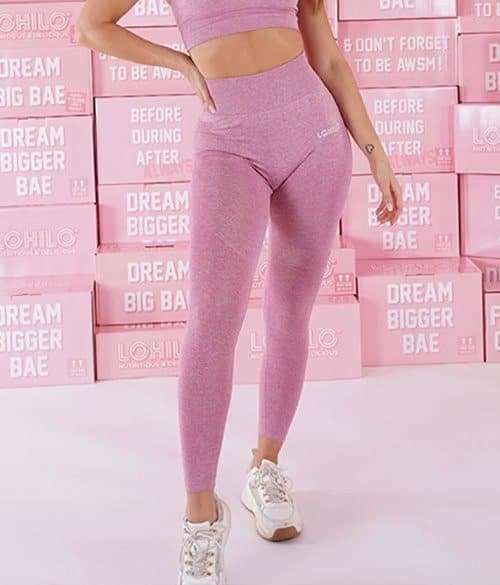 Lohilo Pink leggings - Fitness Motivation - 1