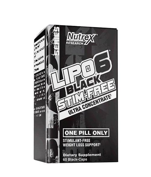 Nutrex Lipo 6 BLACK stim-free + Muscle Freak peškir od mikrovlakana - Muscle Freak