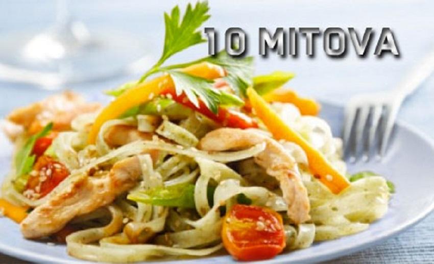 10MITOVA o treningu i prehrani