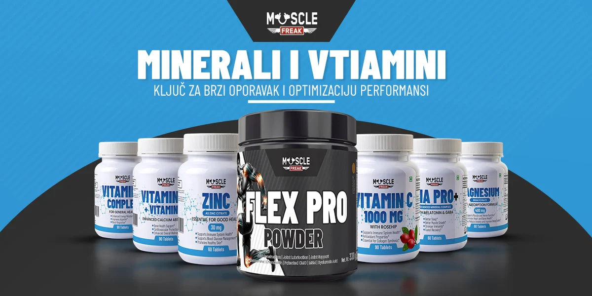 FLEX PRO, VITAMINI I MINERALI - KLJUČ ZA BRŽI OPORAVAK I OPTIMIZACIJU PERFORMANSI