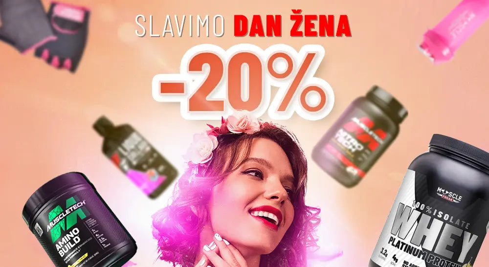 Muscle Freak 8. Mart posebna akcija -20% na sve proizvode