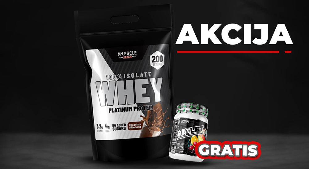 Moćan Pre-Workout GRATIS Uz Kupovinu Muscle Freak Whey Isolat 5kg  – Ograničena Akcija