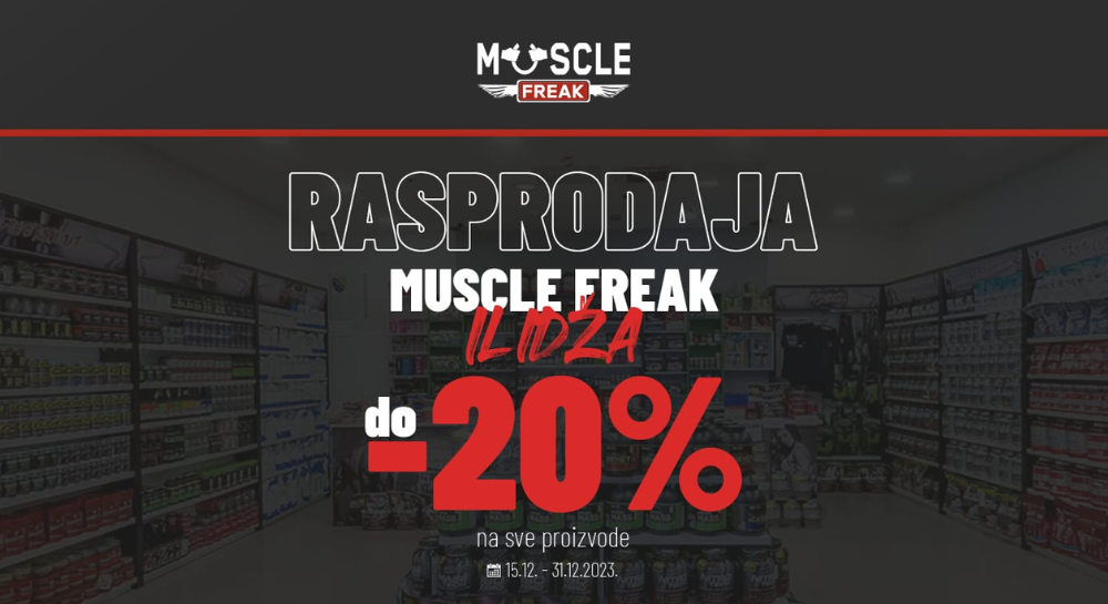 Velika Muscle Freak RASPRODAJA shop Ilidža