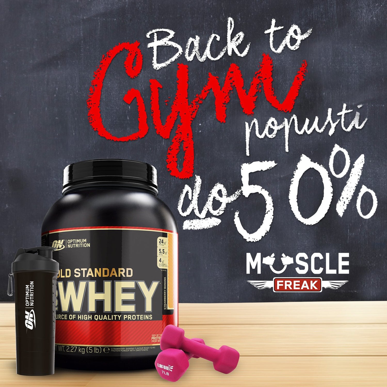 BACK TO GYM UŠTEDE❗❗❗-Muscle Freak