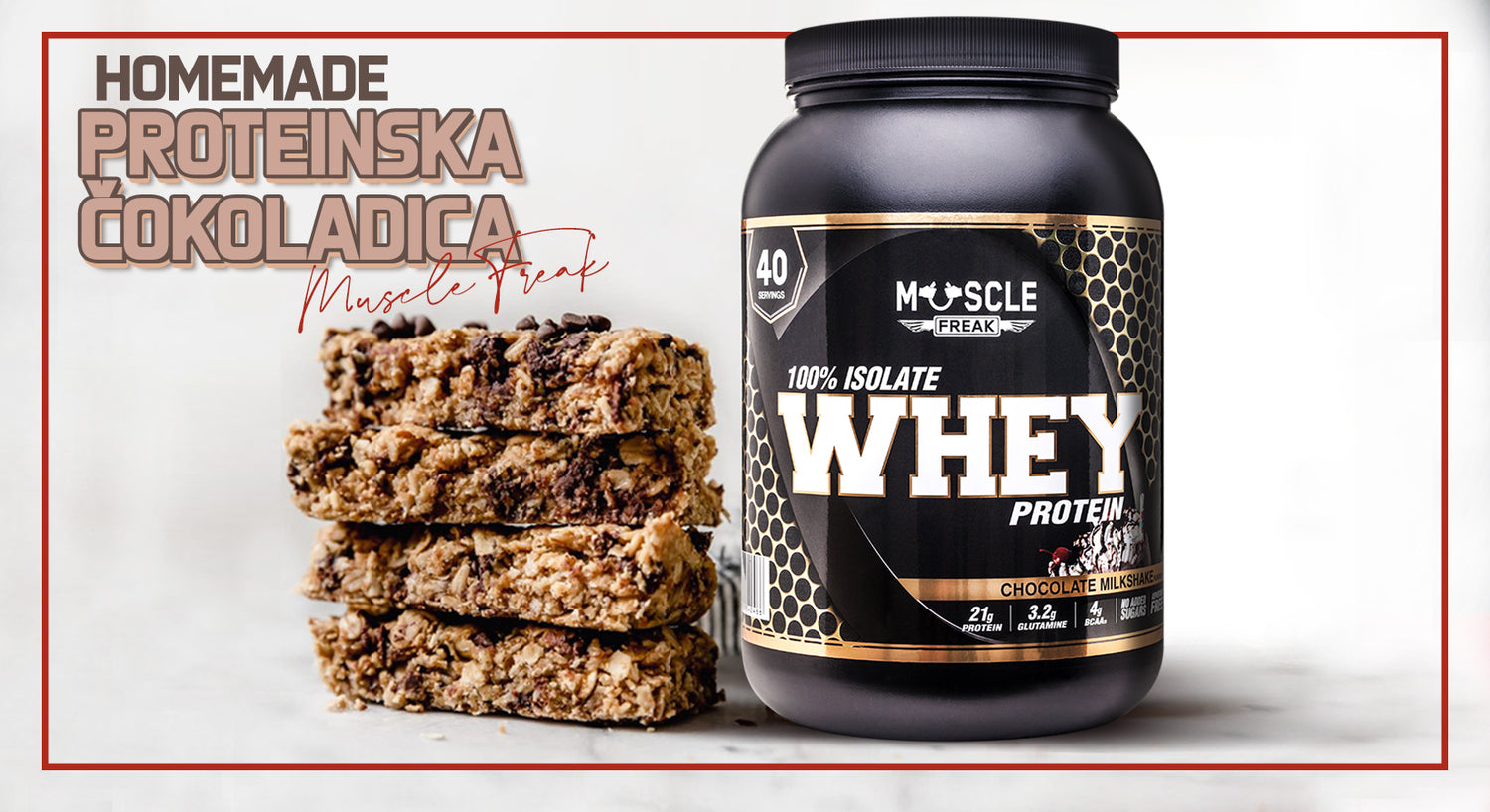 Homemade proteinska čokoladica