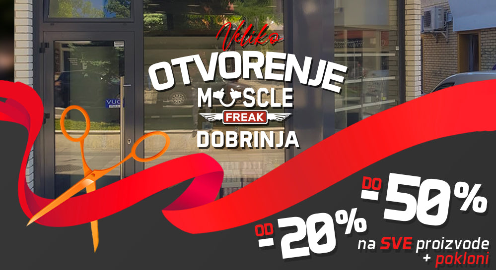 Otvorenje Muscle Freak shopa DOBRINJA