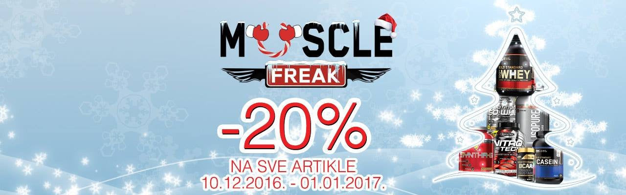VELIKO PRAZNIČNO SNIŽENJE U MUSCLE FREAK-U!!!-Muscle Freak