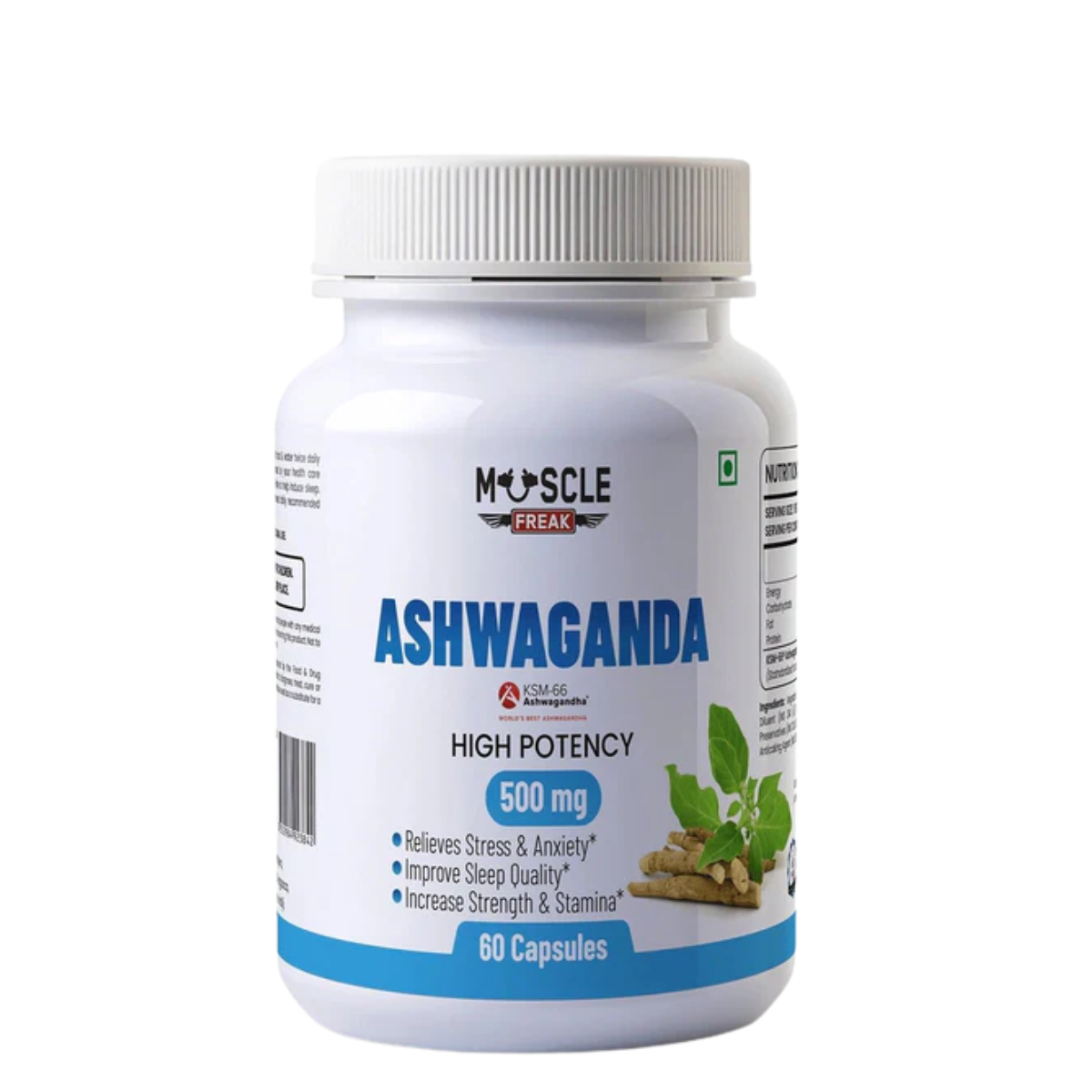 Muscle Freak Ashwagandha KSM-66 - Muscle Freak