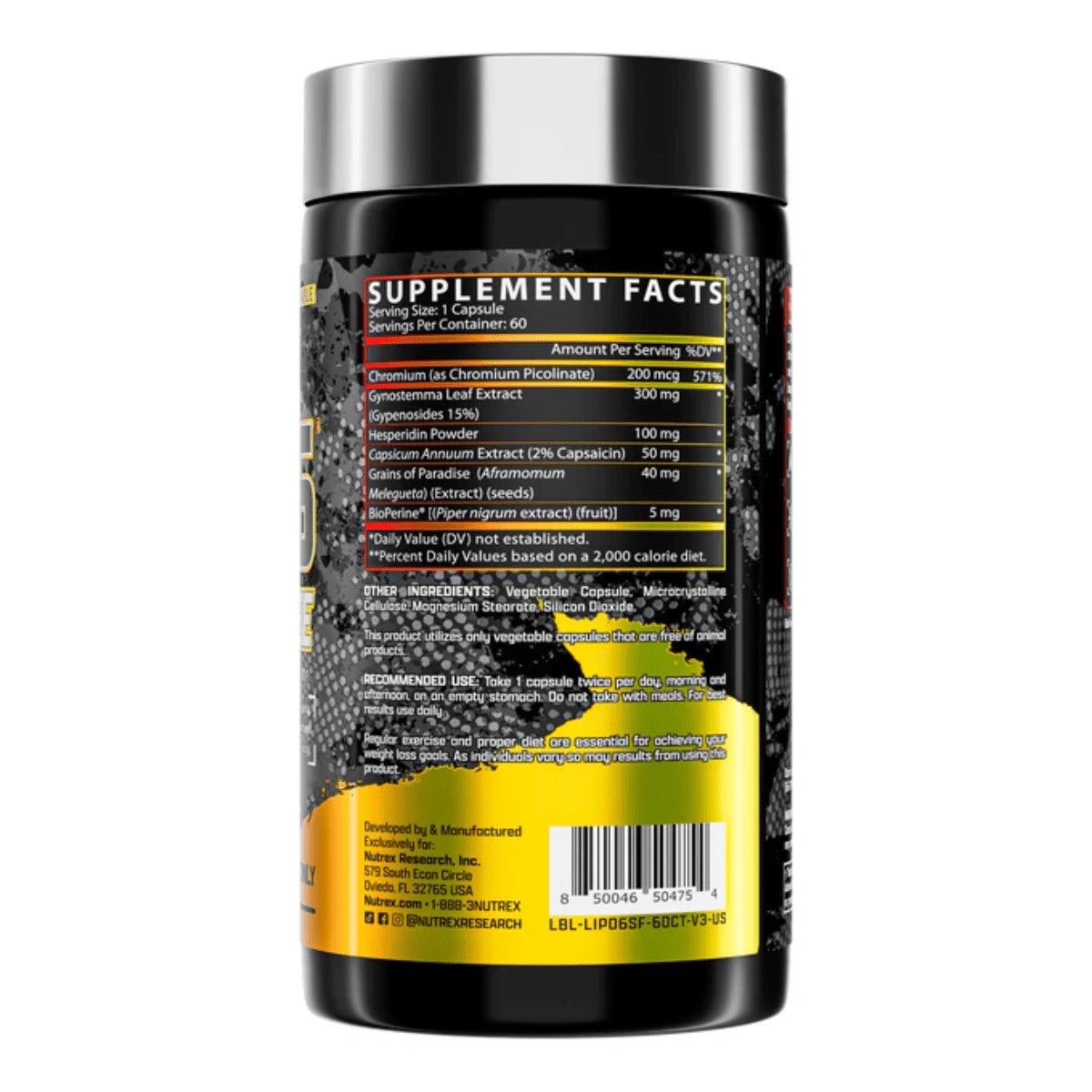 Nutrex Lipo 6 Stim-Free | Muscle Freak