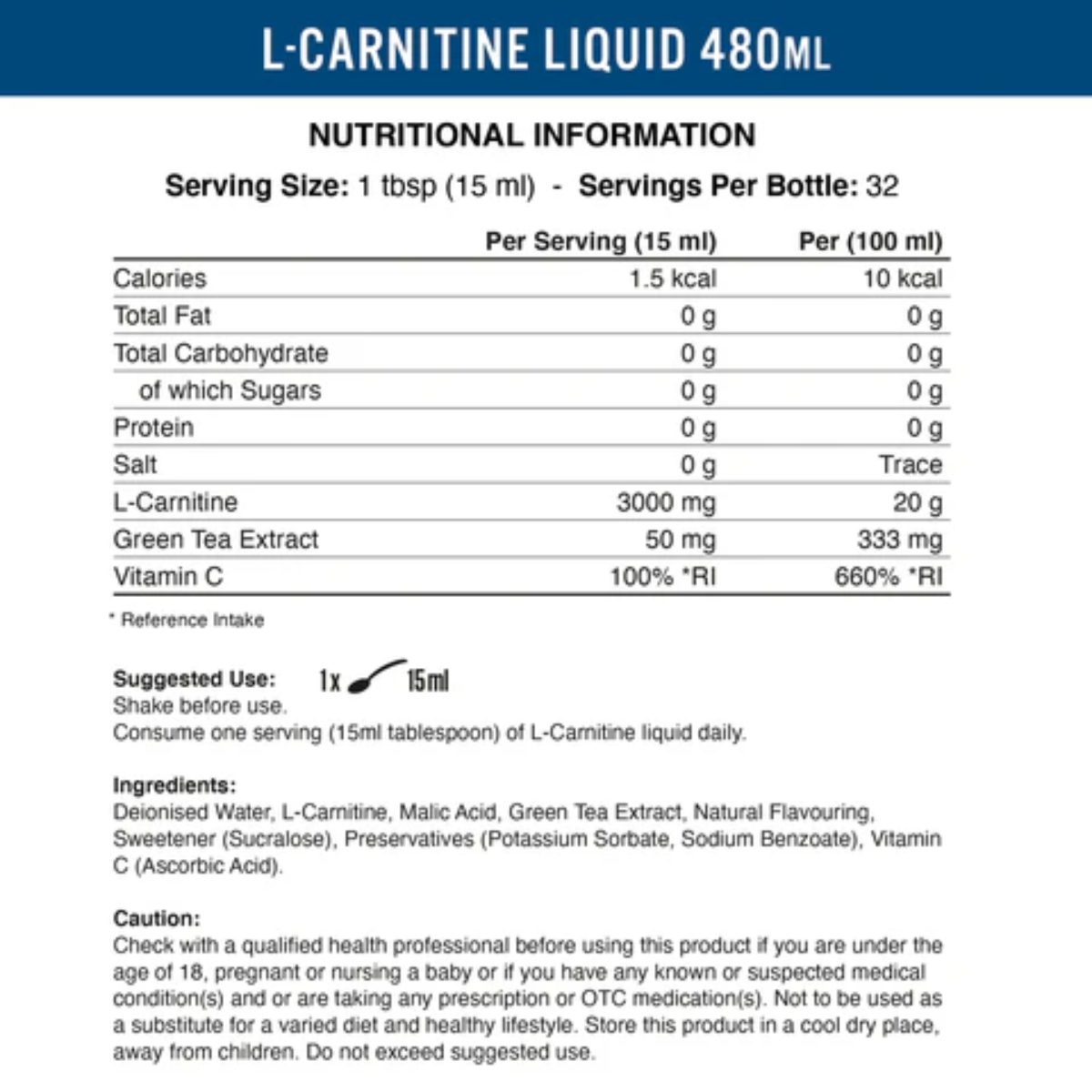 Applied Liquid L-Carnitine 3000 | Muscle Freak
