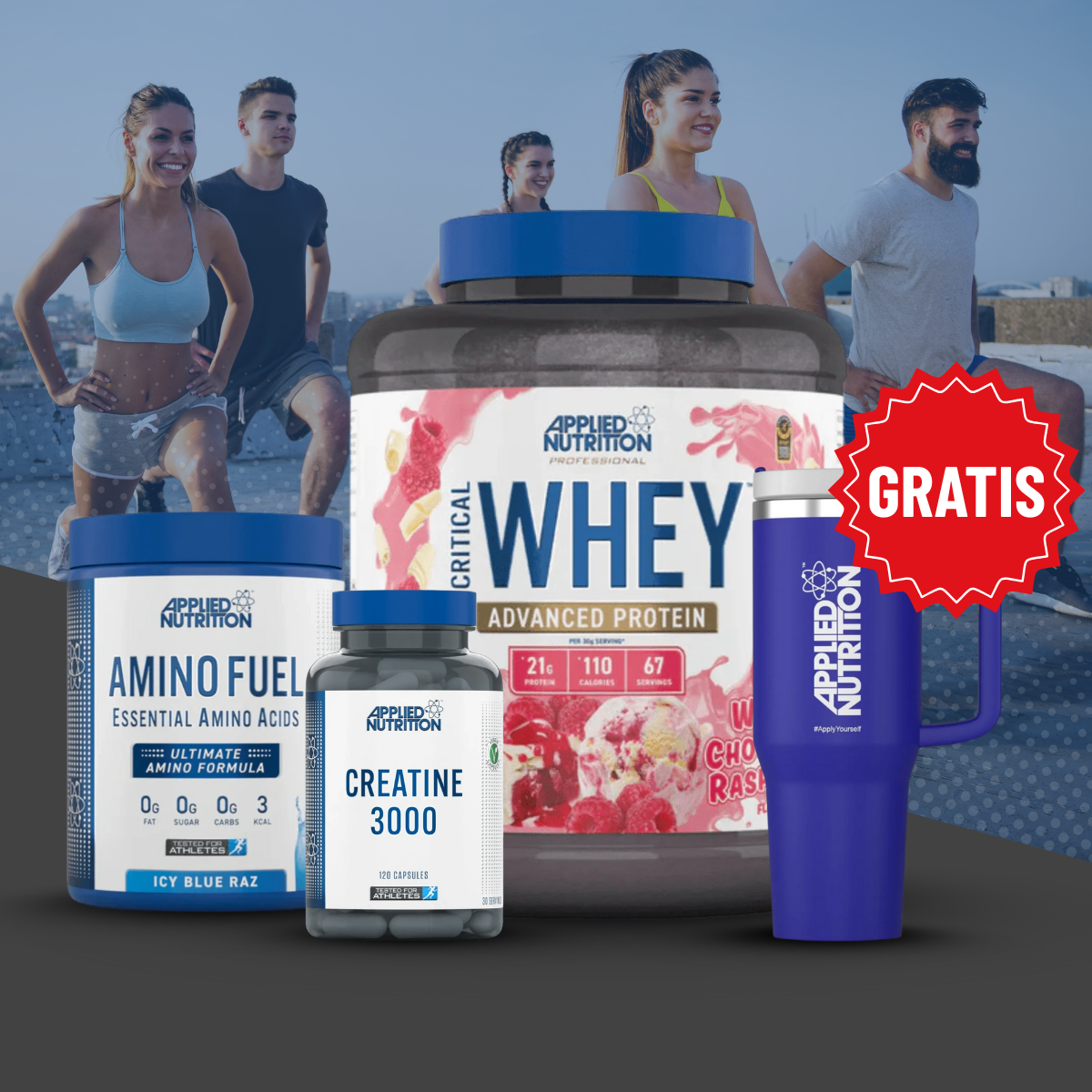 Applied Nutrition Paket v1 + GRATIS Cooler Tumbler Cup - Muscle Freak