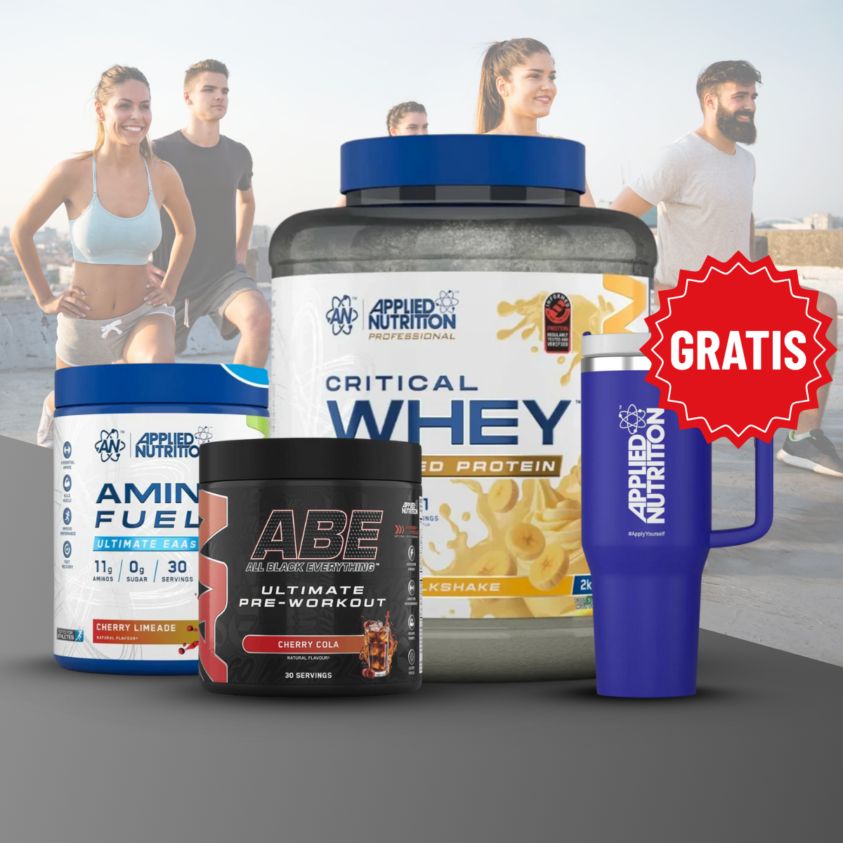 Applied Nutrition Paket v2 + GRATIS Cooler Tumbler Cup - Muscle Freak