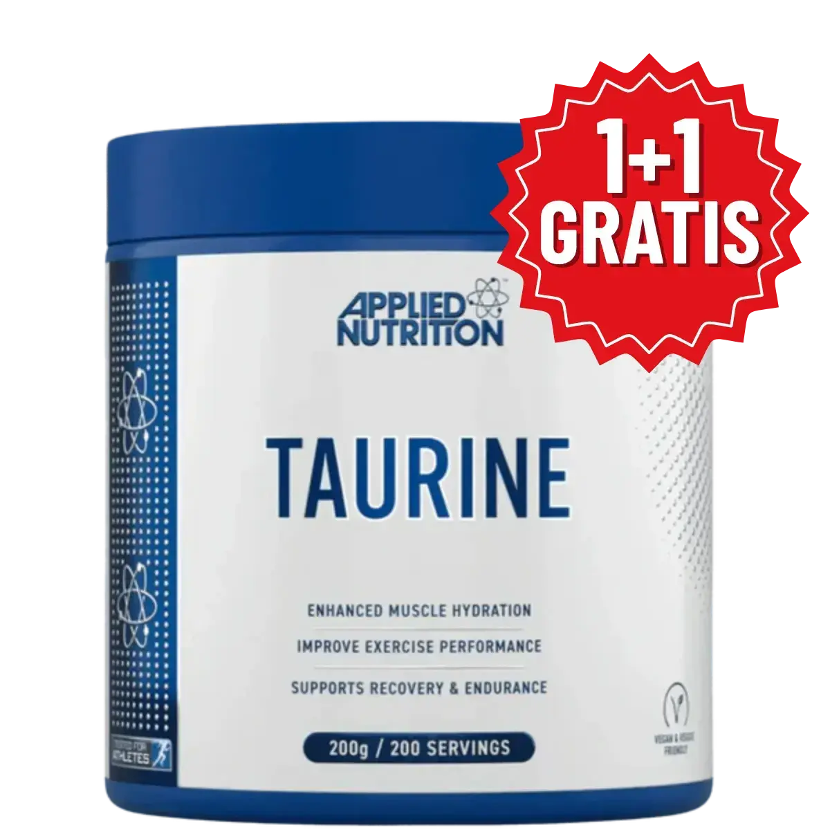 Applied Nutrition Taurine 1+1 GRATIS (EXP: 9/2026) - Muscle Freak
