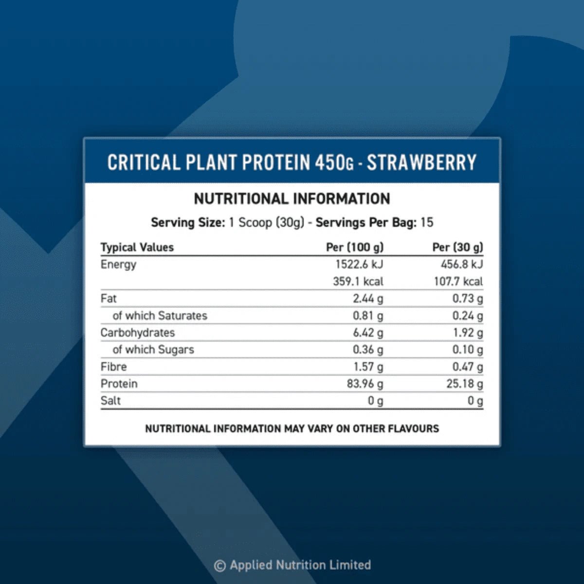 Applied Critical Plant Protein | Muscle Freak