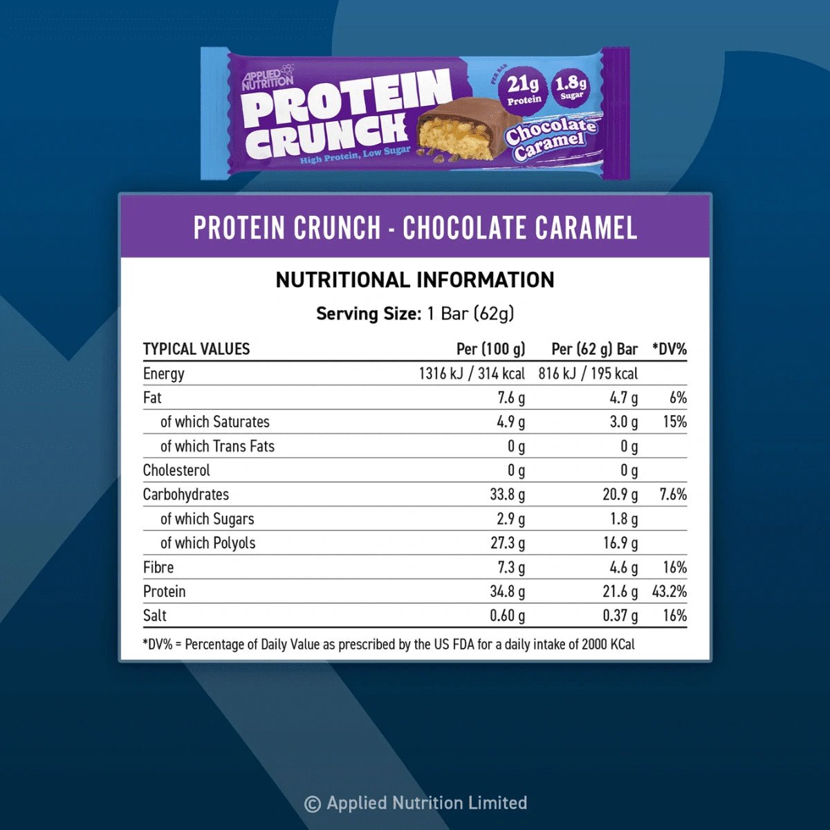 Applied Crunch Protein Bar | Muscle Freak