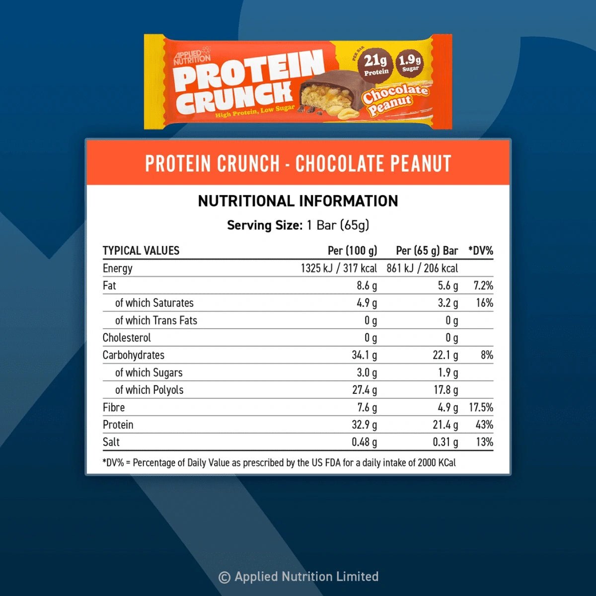 Applied Crunch Protein Bar | Muscle Freak