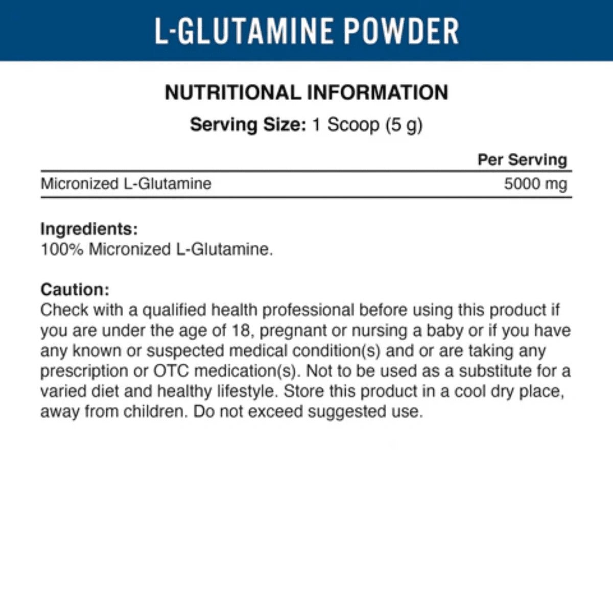 Applied L-Glutamine