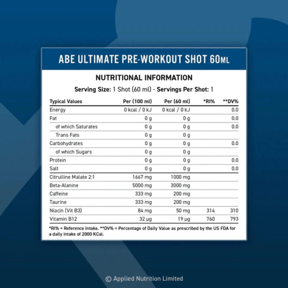 Applied Nutrition ABE Shot -50%