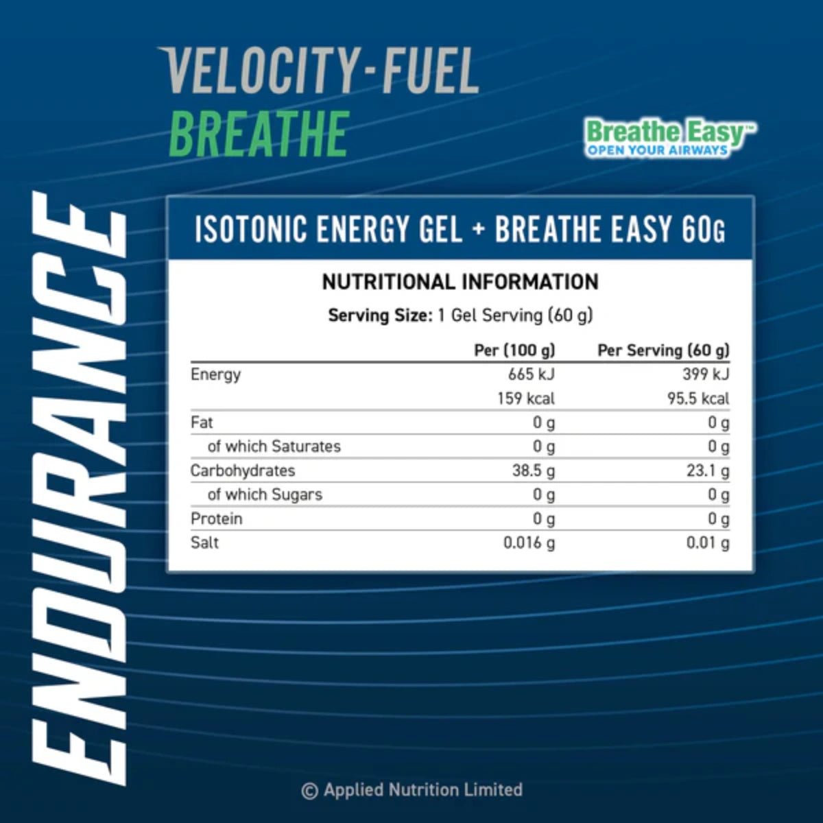 Applied Nutrition BREATHE Isotonic Energy Gel | Muscle Freak