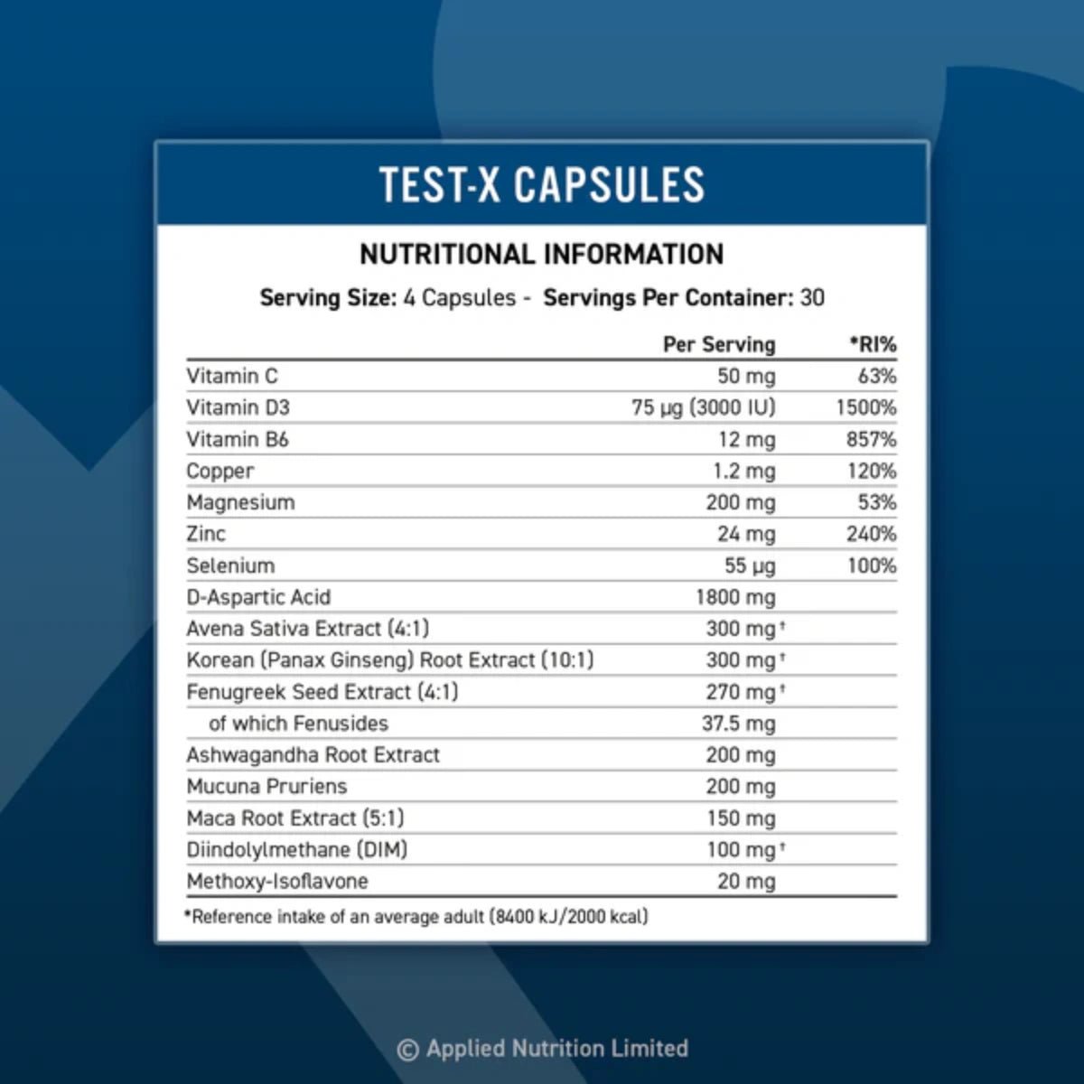 Applied Nutrition Test X - 2