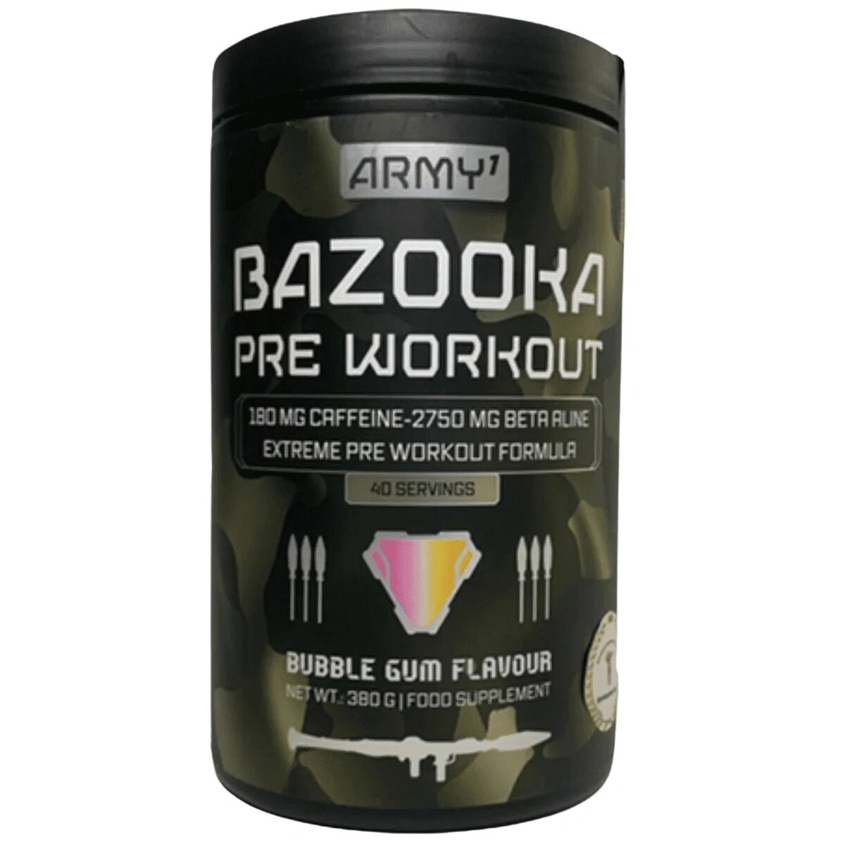 Army1 Bazooka Pre-Workout - Muscle Freak