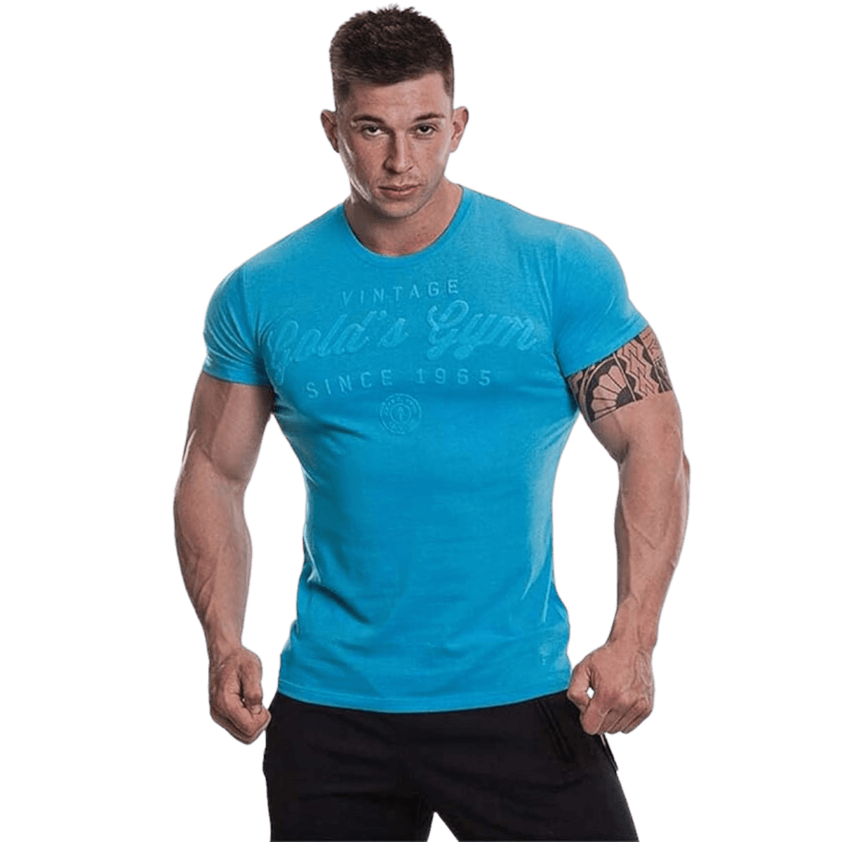 Gold's Gym Majica Vintage Embossed - Muscle Freak