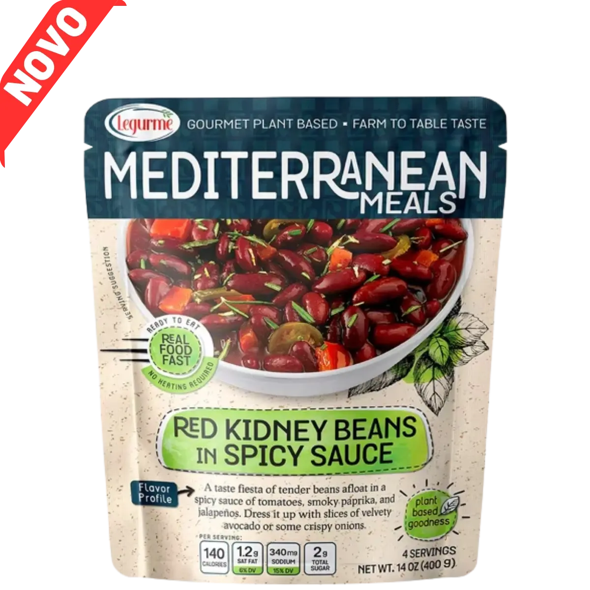 Legurme Ready to Eat Red Kidney Beans in Spicy Sauce - Muscle Freak