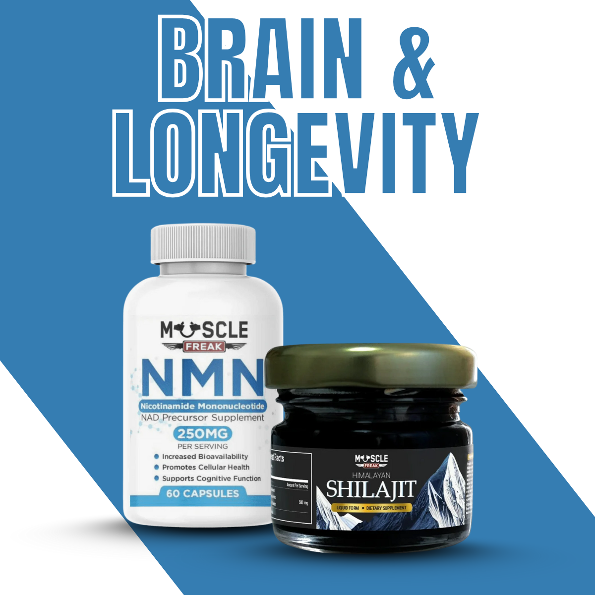 Muscle Freak Brain & Longevity Bundle - Muscle Freak