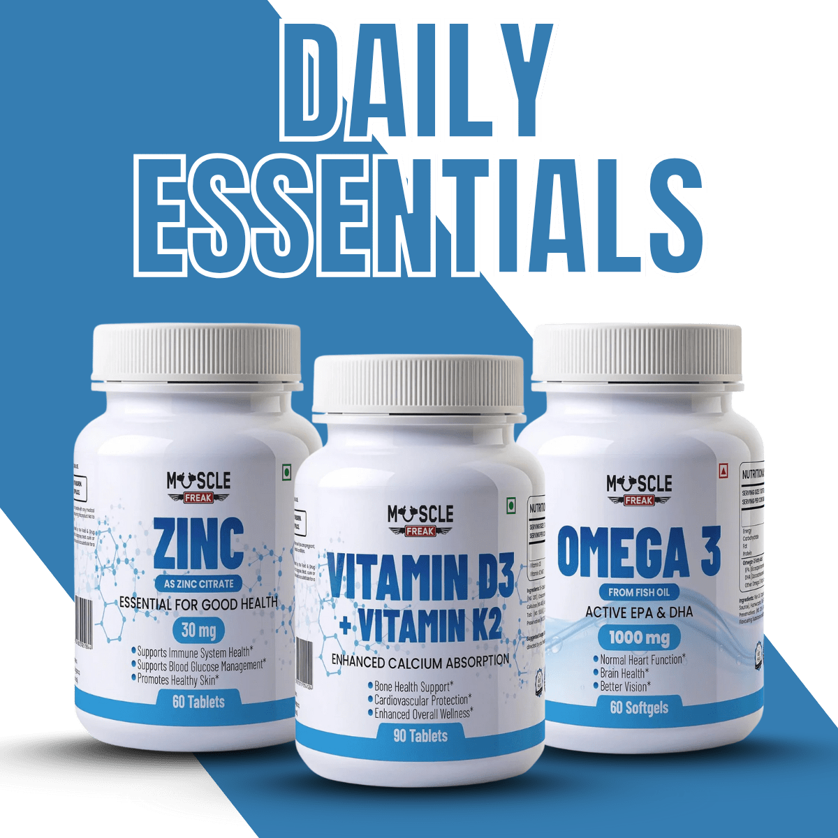 Muscle Freak Daily Essentials Bundle - Muscle Freak