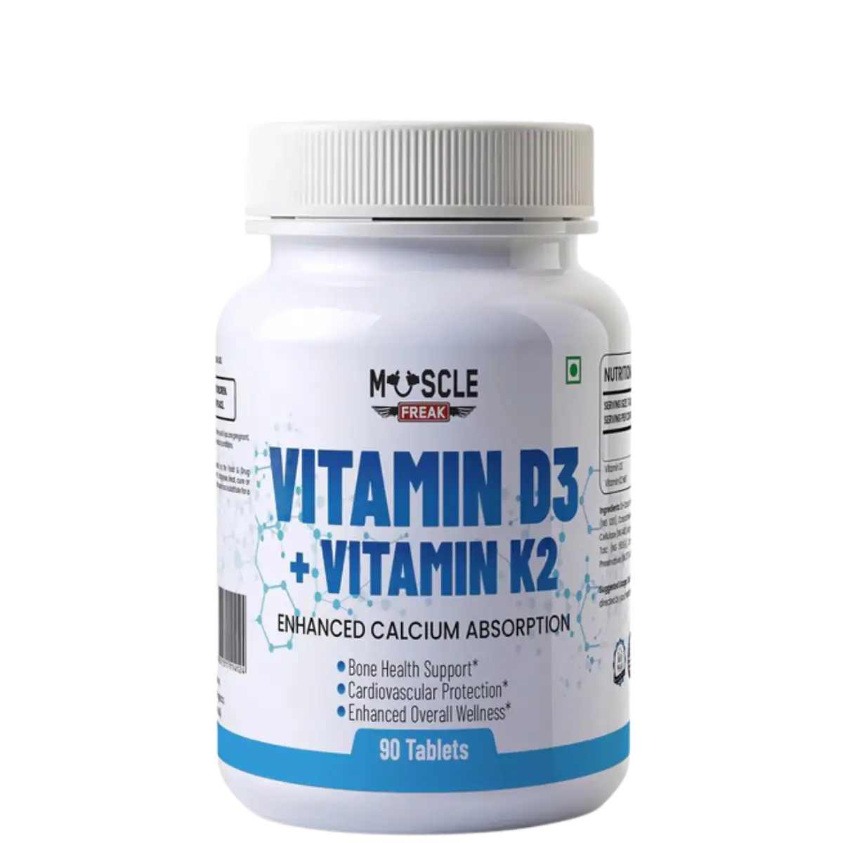 Muscle Freak Vitamin D3 + Vitamin K2 - Muscle Freak