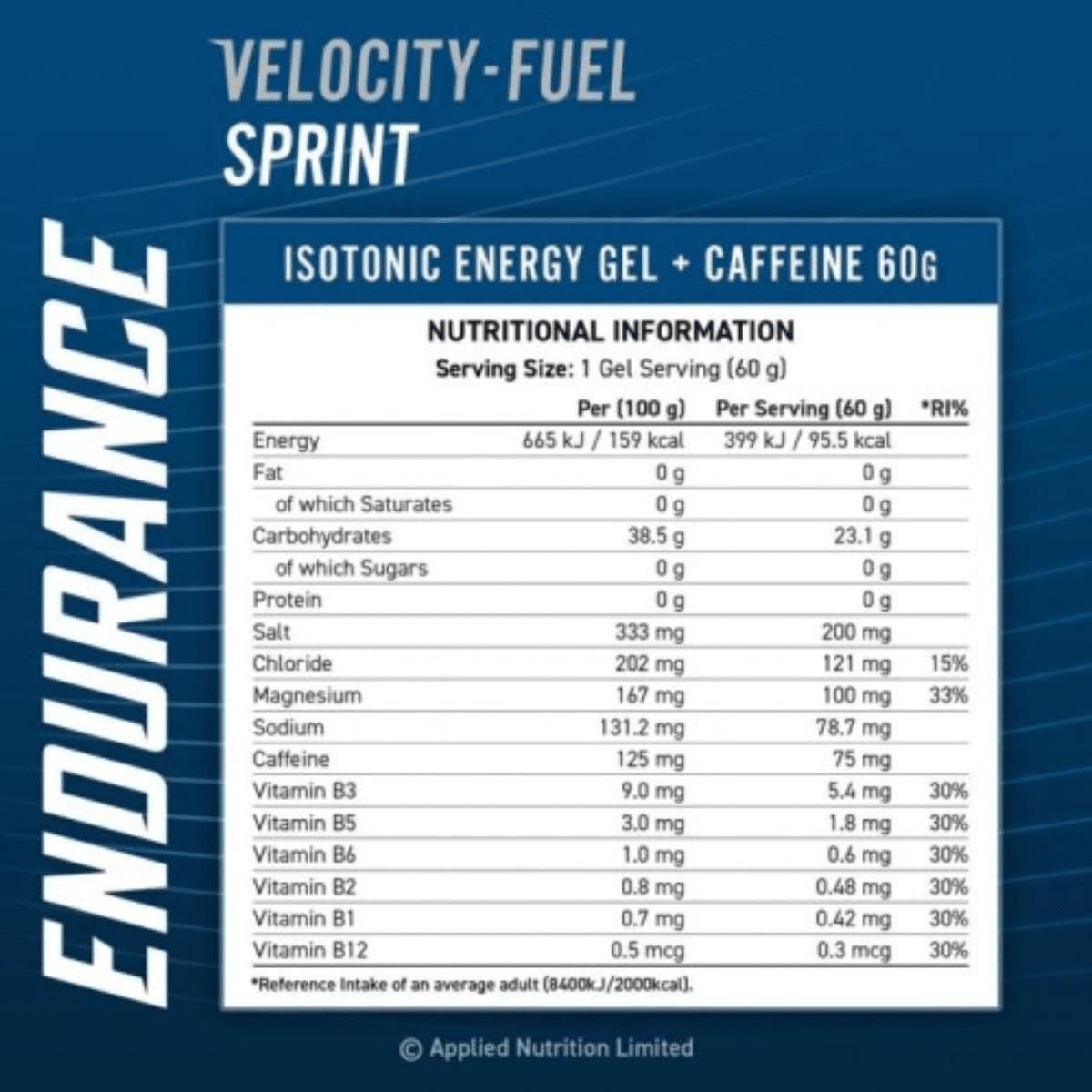 Applied Nutrition - Endurance Energy Gel + Caffeine - 3