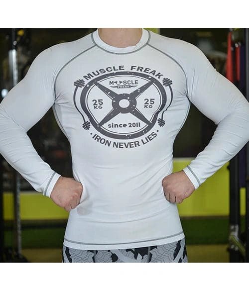 Muscle Freak Rashguard "White" | Muscle Freak