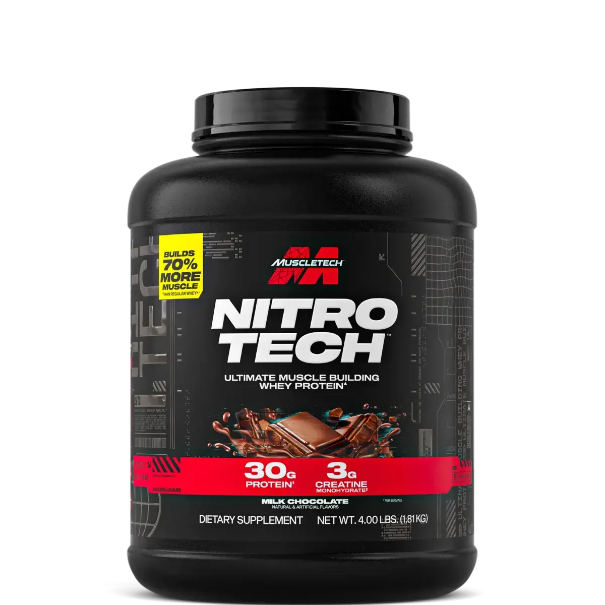 Muscletech Nitro-Tech Ultimate Muscle Building Whey Protein - Muscle Freak