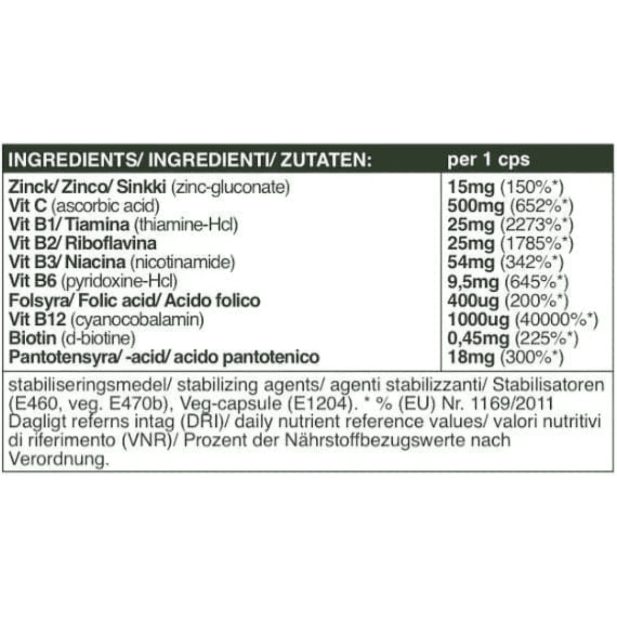 Self Omninutrition B-Complex Vit C + Zinc | Muscle Freak