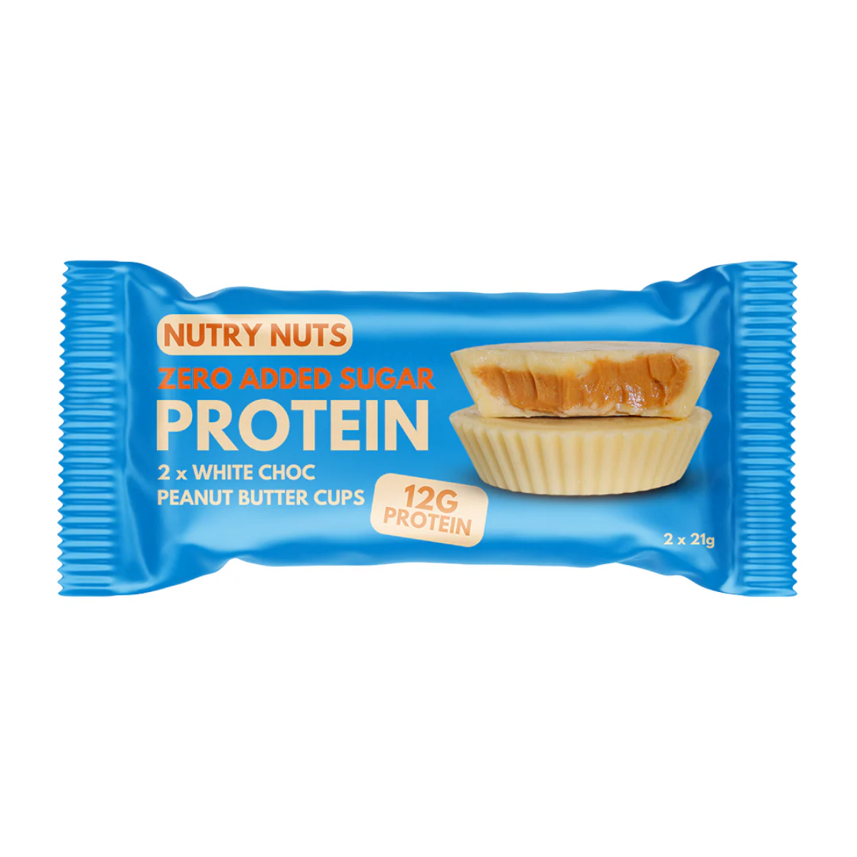 NUTRY NUTS White Choc Peanut Butter Cups - Muscle Freak