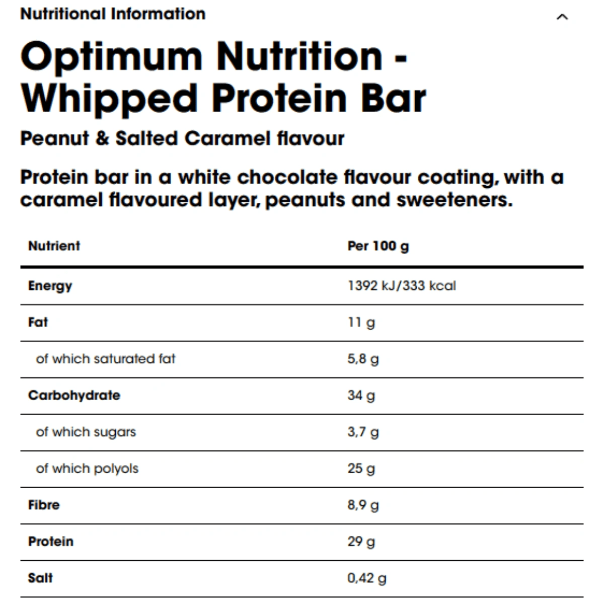 Optimum Nutrition Whipped Protein Bar | Muscle Freak