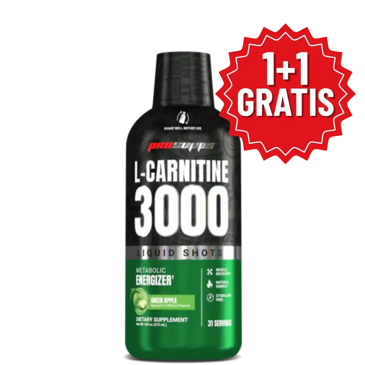 ProSupps L-Carnitine 3000 1+1 GRATIS (EXP: 8/2026) - Muscle Freak