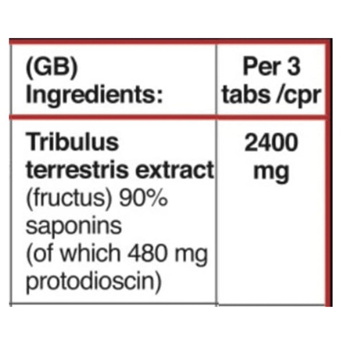 Self Omninutrition Tribulus Terrestris