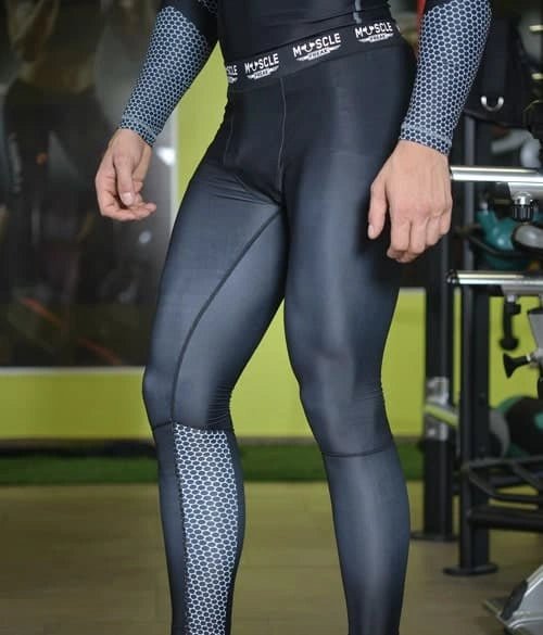 Muscle Freak Man Leggings "BLACK" | Muscle Freak