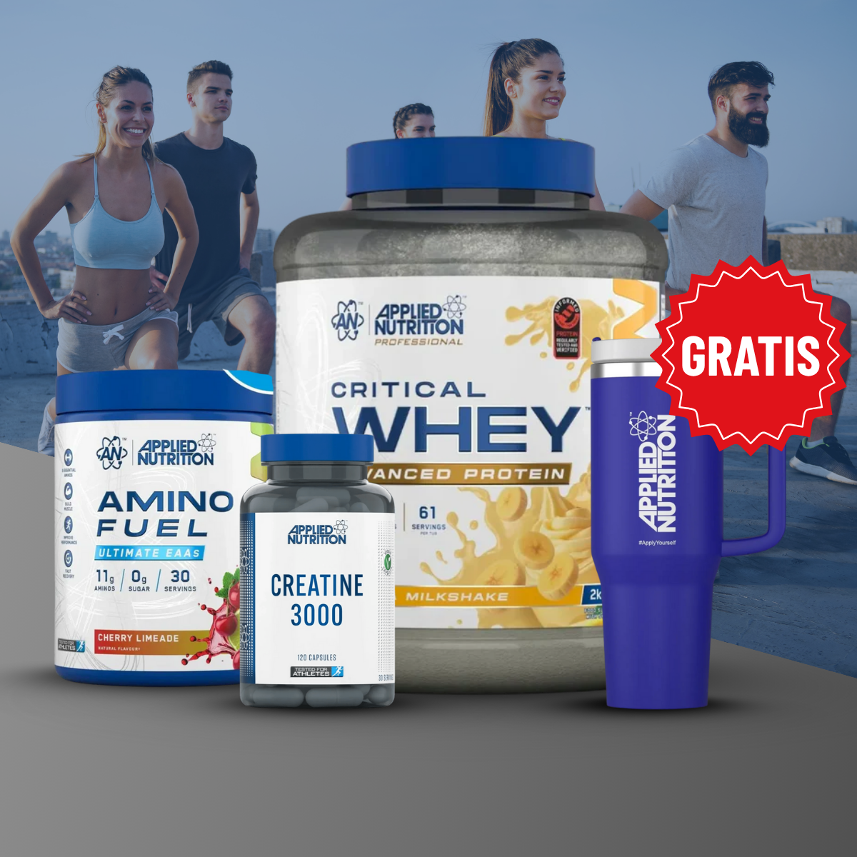 Applied Nutrition Paket v2 + GRATIS Cooler Tumbler Cup - Muscle Freak