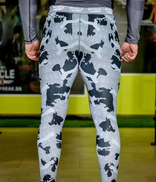 Muscle Freak Man Leggings "MILITARY" - Muscle Freak