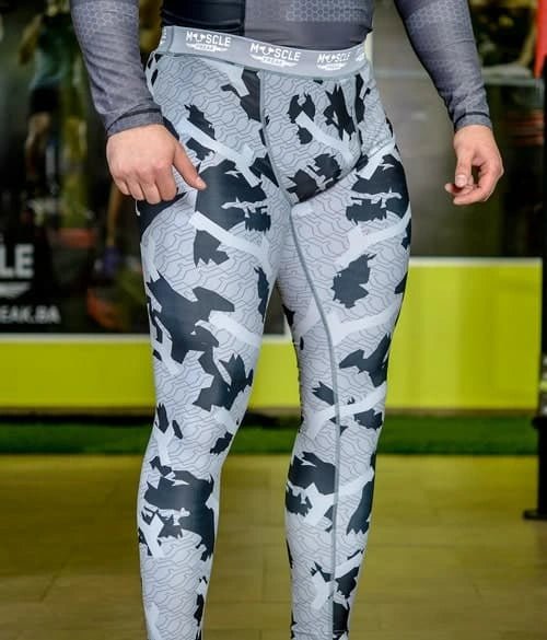 Muscle Freak Man Leggings "MILITARY" | Muscle Freak