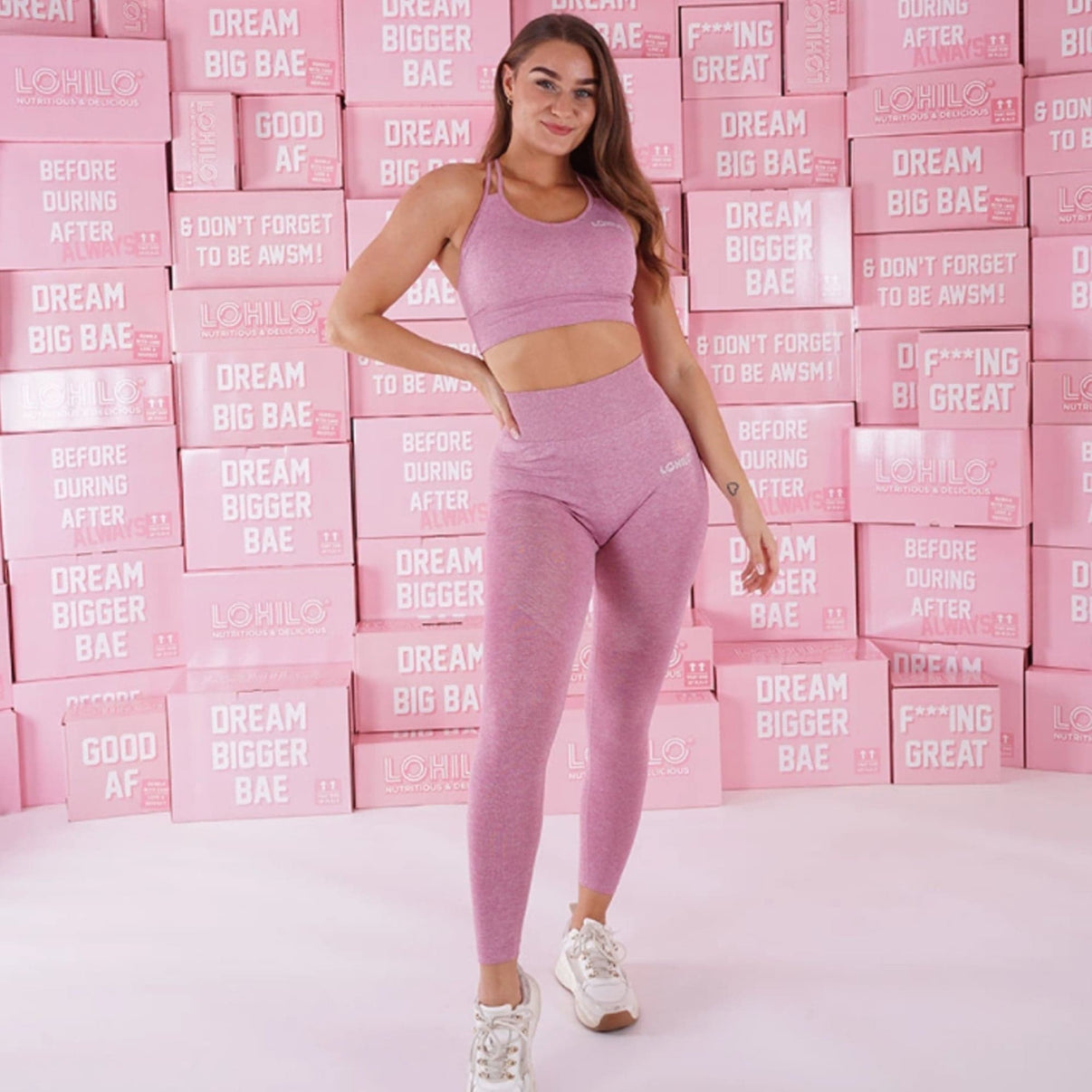 Lohilo Pink leggings - Fitness Motivation - Muscle Freak