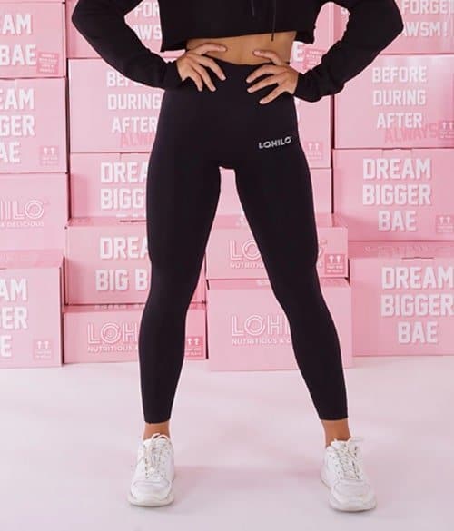 Lohilo Black leggings - Fitness Motivation - Muscle Freak