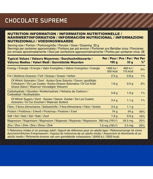 Optimum Nutrition Gold Standard 100% Casein - Muscle Freak
